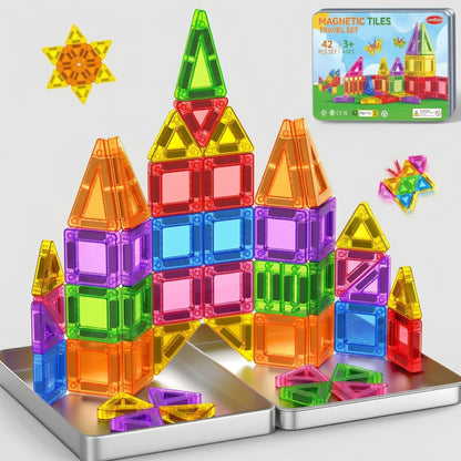 Mini Magnetic Tiles Travel Set