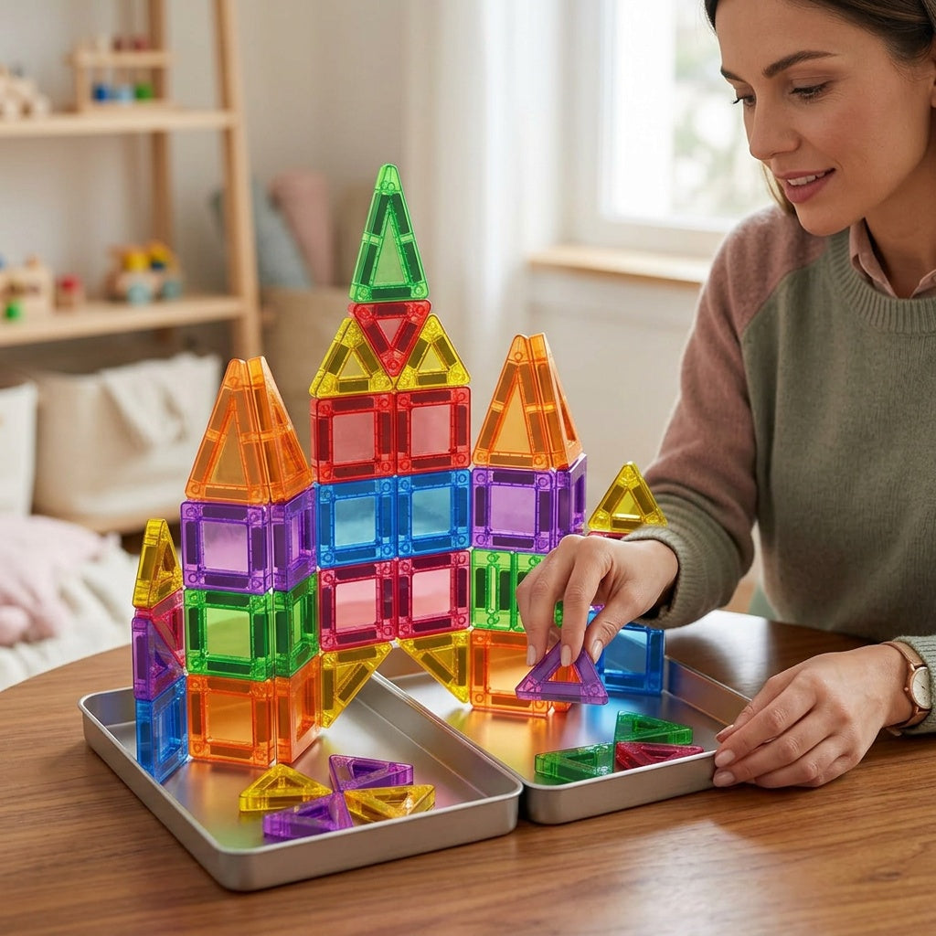 Mini Magnetic Tiles Travel Set