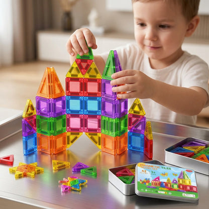 Mini Magnetic Tiles Travel Set